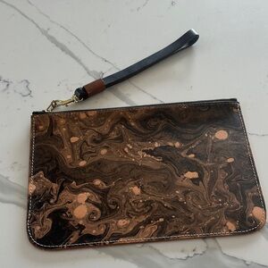 Marble Swirl Wristlet Clutch